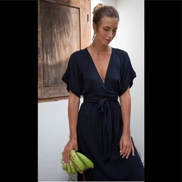 Hazel + Folk Dresses Hazel Folk Melody Maxi Black Poshmark